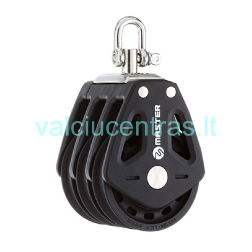 Master trigubas pasukamas blokas su šekeliu 50mm Master trigubas pasukamas blokas su šekeliu 50mm